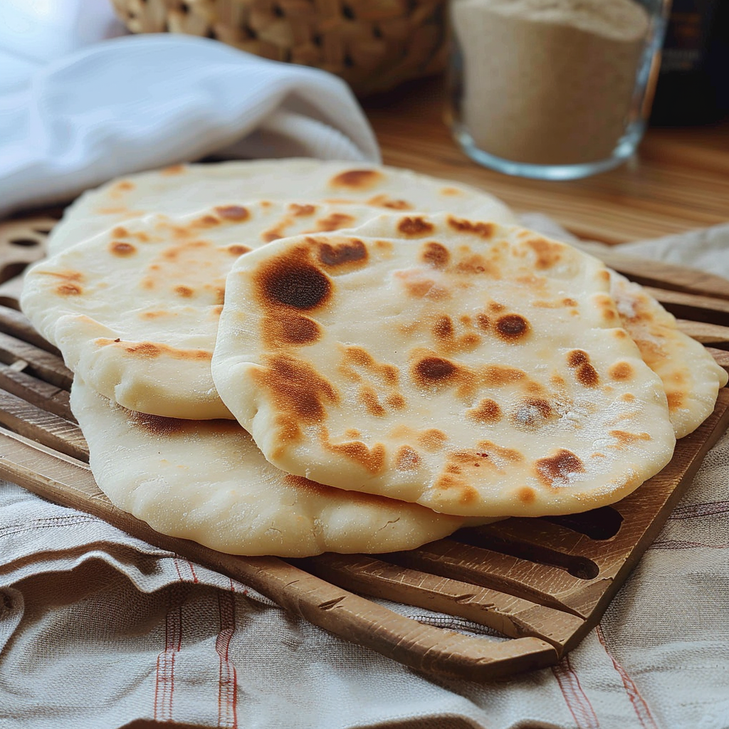 Receta De Pan Pita En Sartén